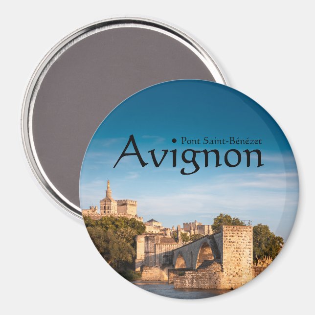 Imã Avignon Bridge França (Front/Back)
