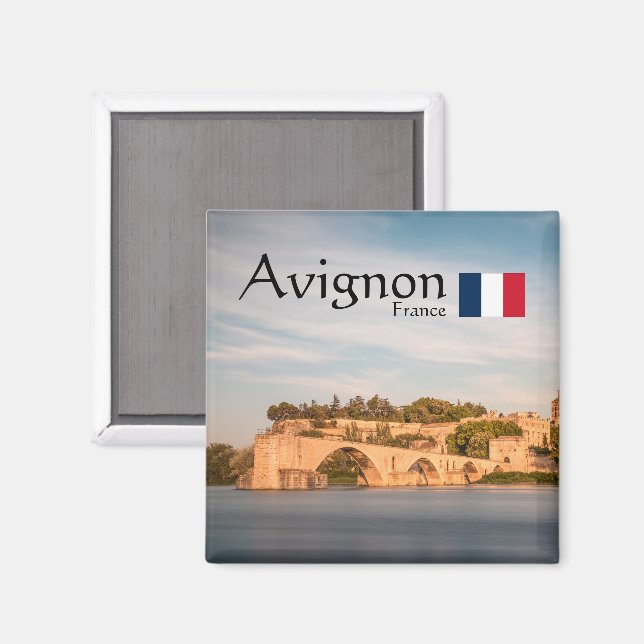 Imã Avignon Souvenir (Front/Back)