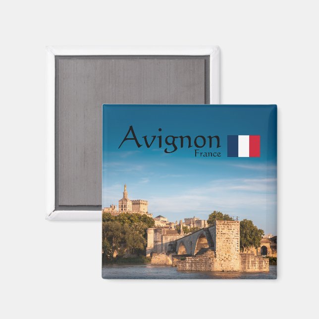 Imã Avignon Souvenir (Front/Back)