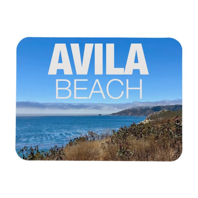 Ímã Avila Beach California Photography Souvenir (Horizontal)