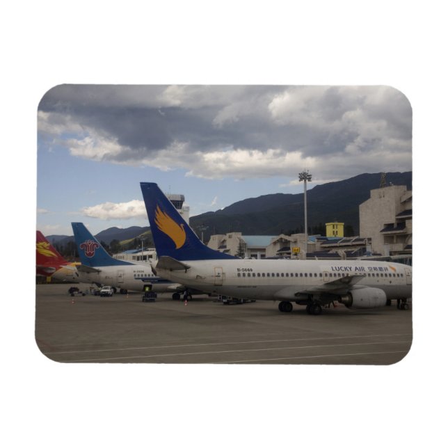 Ímã Aviões chineses para aviões nacionais alinhados em (Horizontal)