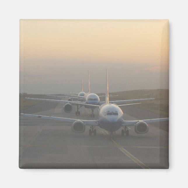 Imã Aviões em pista (Frente)