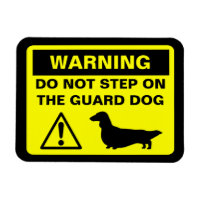 Aviso ao Cão de Guarda Dachshund (Doxie Longhaired