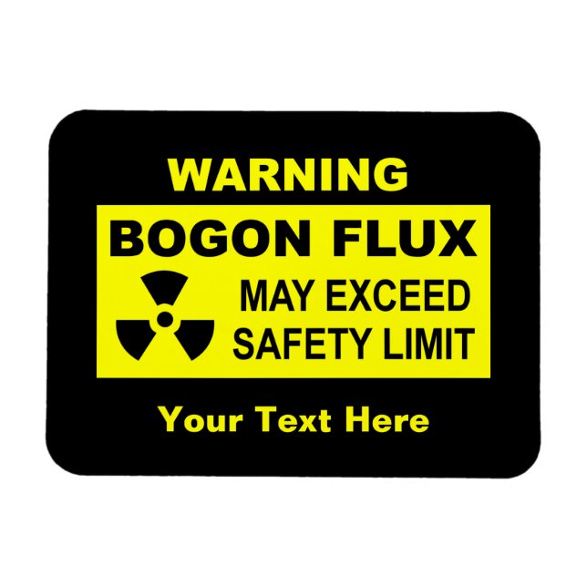 Ímã Aviso: Bogon Flux (Horizontal)