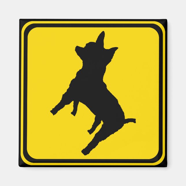 Imã Aviso - Chihuahua Xing! (Frente)