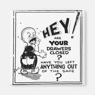 Imã Aviso de Segredo do Projeto Manhattan