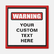 Aviso do Magnet Personalizado