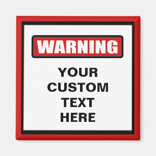 Imã Aviso do Magnet Personalizado
