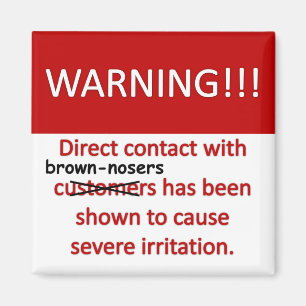 Imã Aviso do nariz de Brown