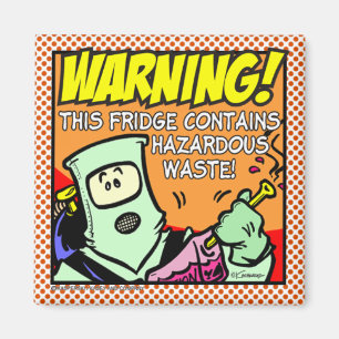 Imã Aviso do refrigerador!