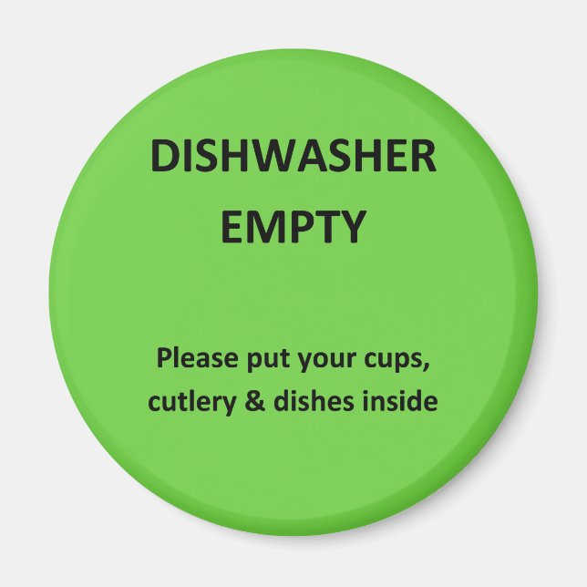 Imã Avisos do Office Dishwasher (Frente)