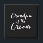 Imã Avô Da Equipe De Casamento De Tee Do Groom Gra<br><div class="desc">Vovô Da Equipe De Casamento De Tee Do Avô Do Groom</div>