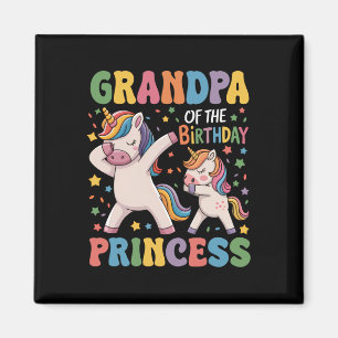 Imã Avô Da Princesa Aniversário Dabbing Unic