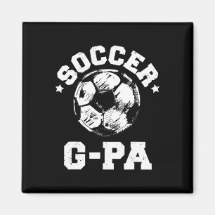 Imã Avô de futebol G-pa Soccer Ll angustiado engraçado