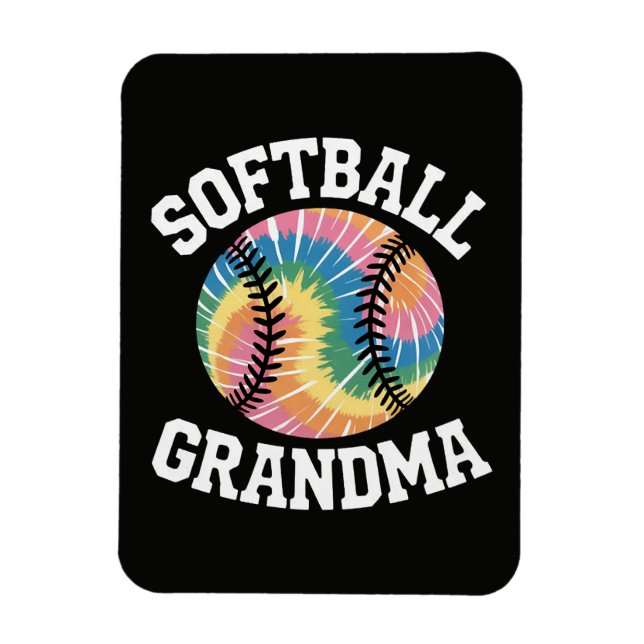 Ímã Avó de Softball (Vertical)