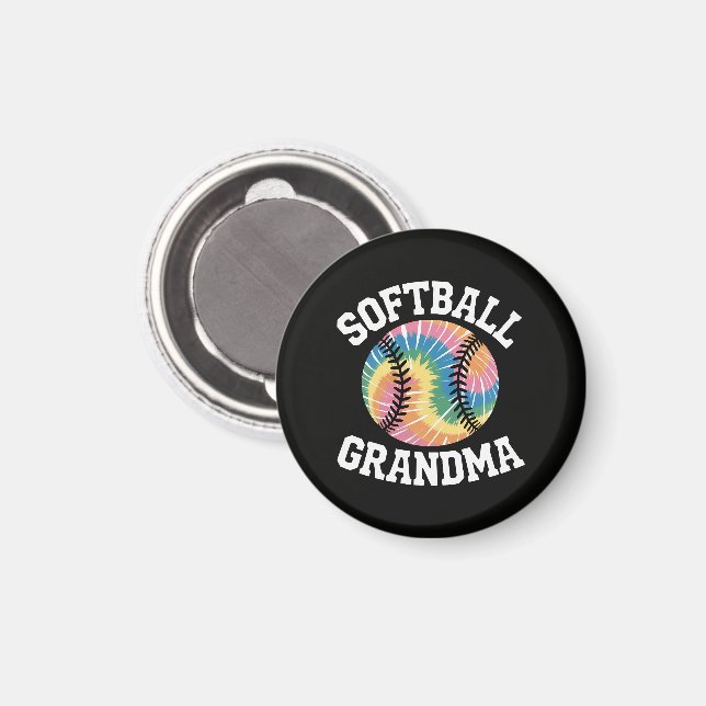 Imã Avó de Softbol (Front/Back)