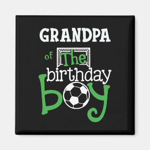 Imã Avô Do Menino Do Aniversário Jogador De Futebol Co