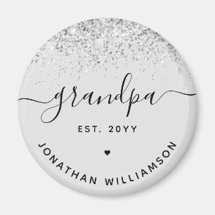 Imã Avô Est Glitter Confetti - Presentes Personalizado
