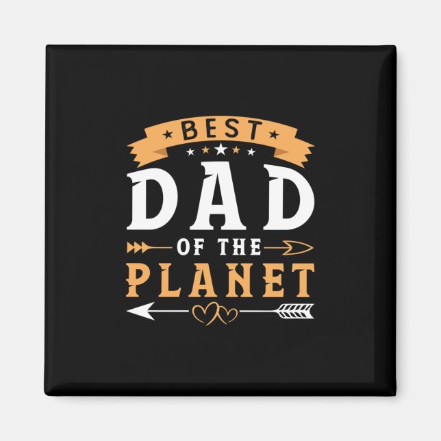 Imã Avô Gift | Melhor Pai Do Planeta (Frente)