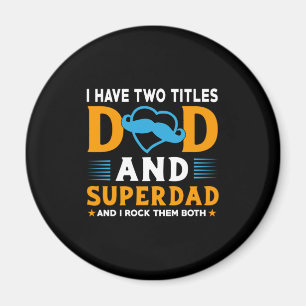 Imã Avô Gift Pai E Super Pai