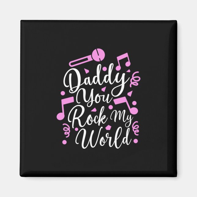Imã Avô Gift | Pai Você Rock My World (Frente)