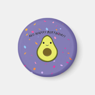 Imã Avo Happy Birthday - Avocado Avocado Avocado Anive