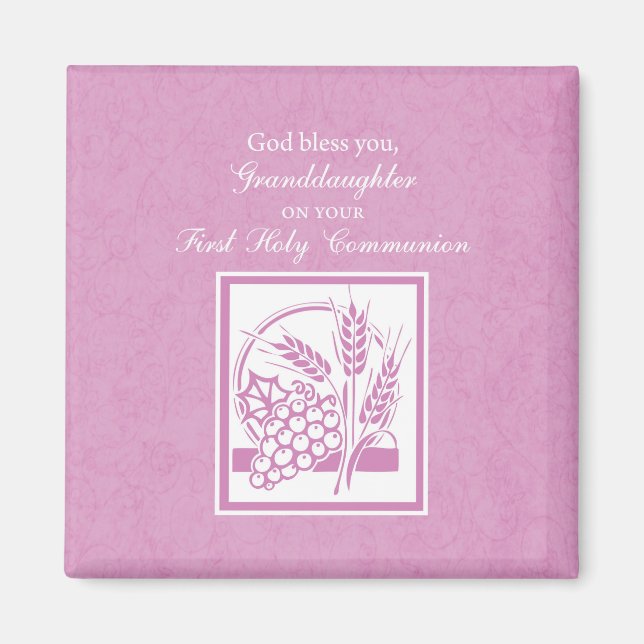 Imã Avó Primeira Comunhão, Rosa (Frente)