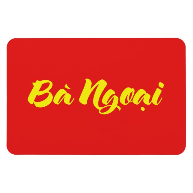 Ímã Avó Vietnamita (Materna) - Bà Ngoani (Horizontal)