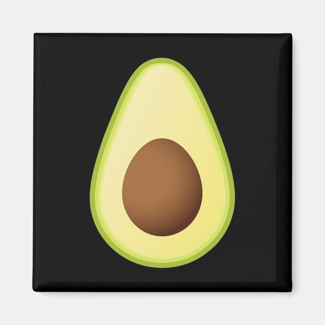 Imã Avocado Costume Fruta Halloween (Frente)