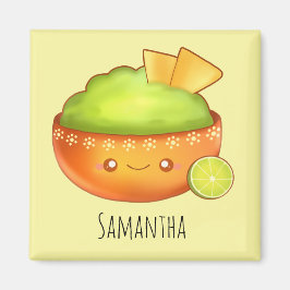 Imã Avocado Guacamole E Chips Tortilla