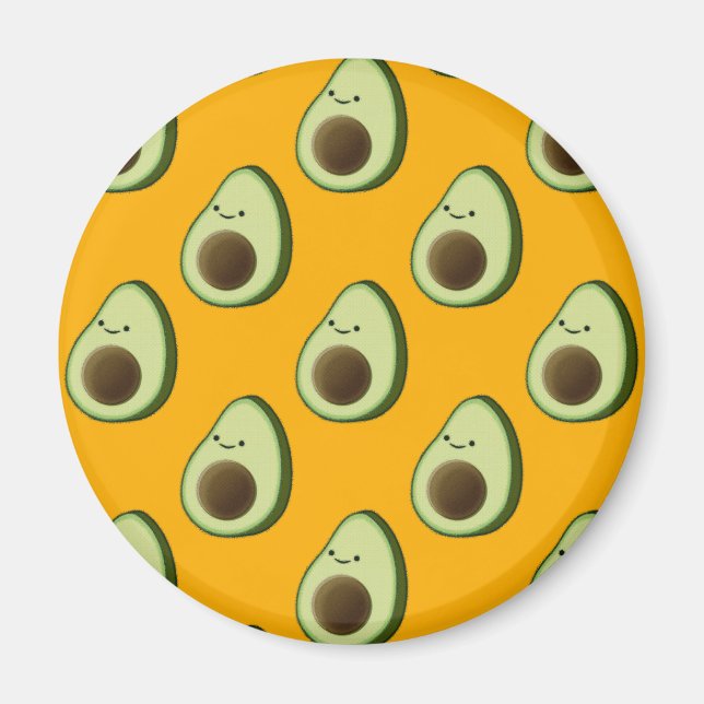 Imã Avocado Pattern (Frente)