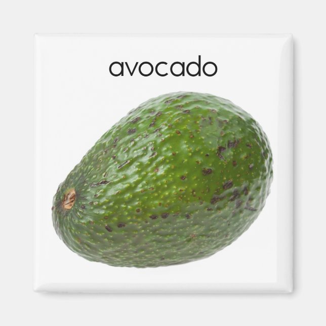 Imã Avocado Refrigerador Magnet (Frente)