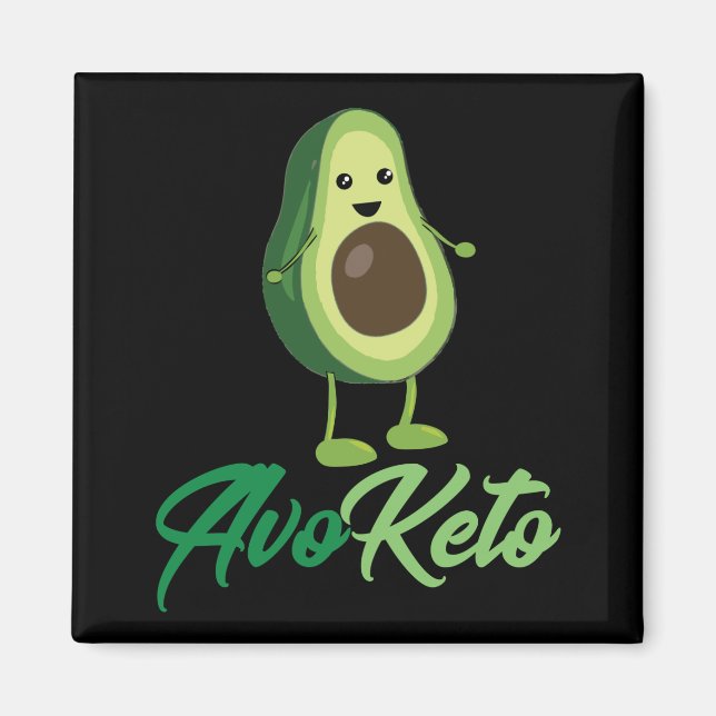 Imã Avoketo - Funny Keto Avocado (Frente)