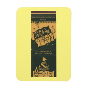 Ímã Avon by the Sea NJ, Avon Inn 1950s Matchbook