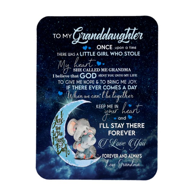 Ímã Avós| Carta À Minha neta (Vertical)