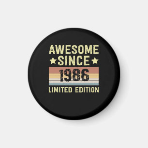 Imã Awesome Since 1986 Birthday