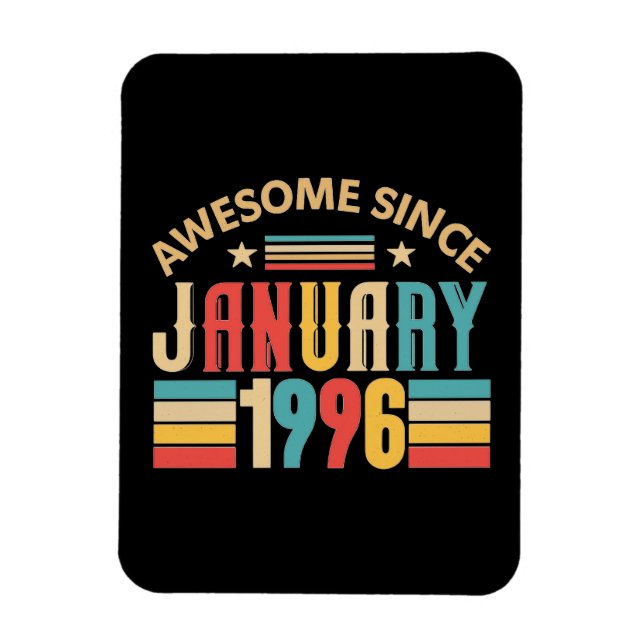 Ímã Awesome Since January 1996 Flexible Photo Magnet (Vertical)