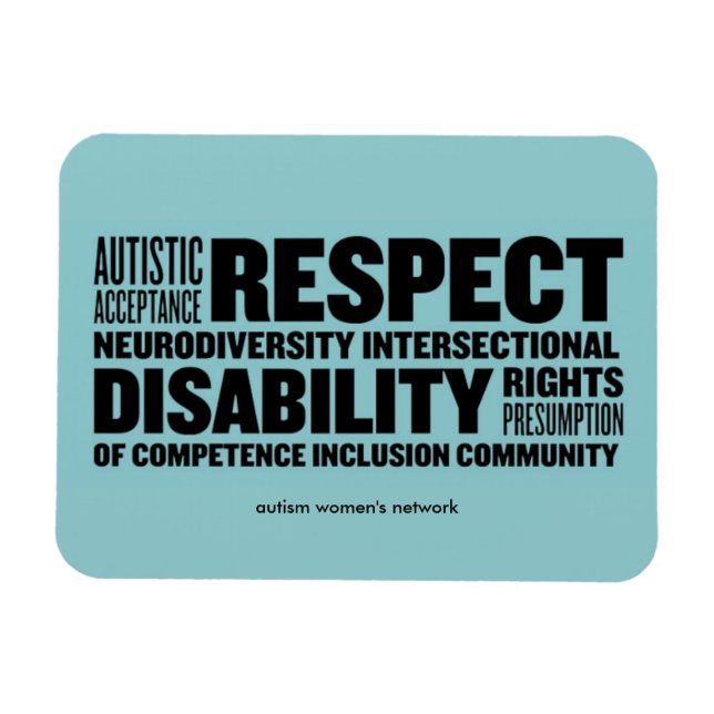 Ímã AWN palavra cloud flexi-magnet (Horizontal)