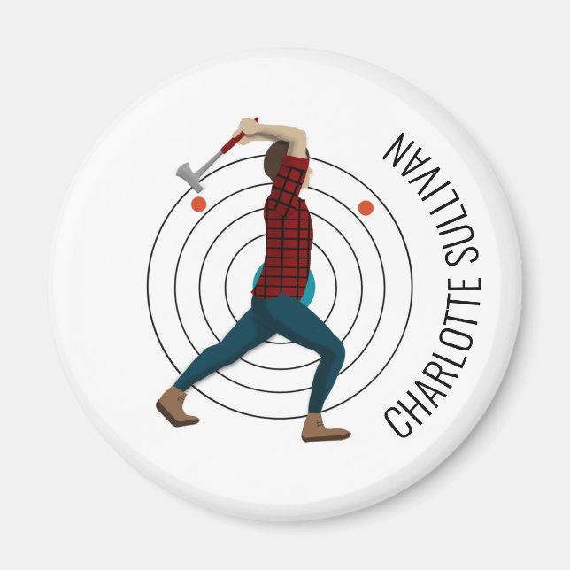 Imã Ax Throwing (Frente)