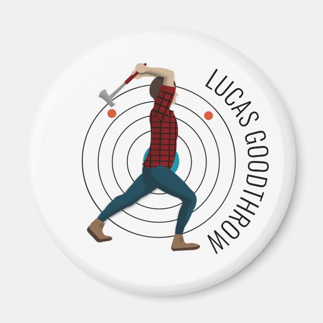 Imã Ax Throwing (Frente)