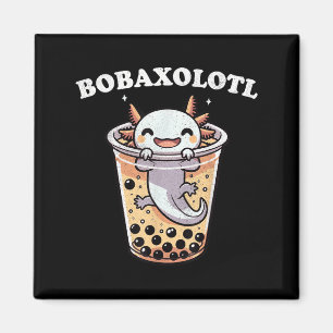 Imã Axolotl Boba Tea Cheiro Chá Chá Chá Anime Axolotl