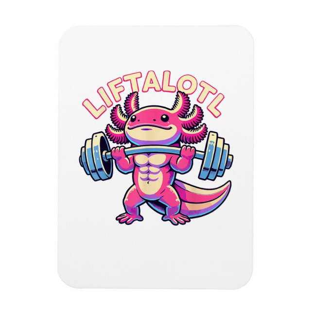 Ímã Axolotl LIFTALOTL (Vertical)
