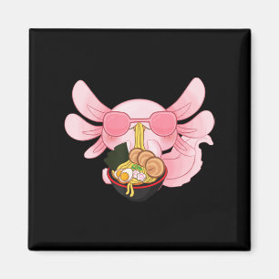 Imã Axolotl Ramen Kawaii Japonês Anime Noodle Gift Wo