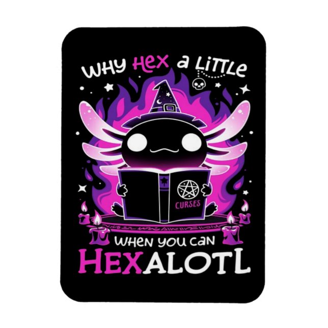 Ímã Axolotl Witching Hour - Salamandre (Vertical)