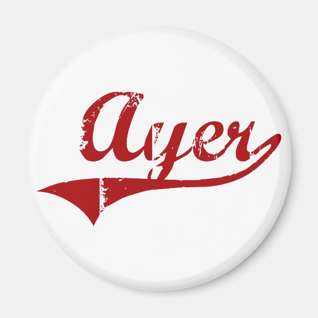 Imã Ayer Massachusetts Classic Design (Frente)