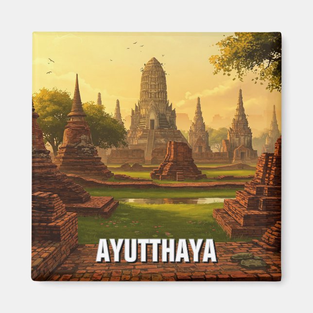 Imã Ayutthaya Tailândia Viagem (Frente)