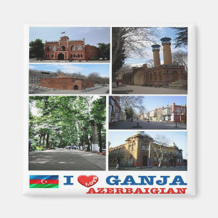 Imã AZ - Azerbaijão - I Love - Collage