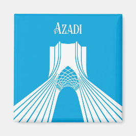 Imã Azadi Tower Turquoise Magnet