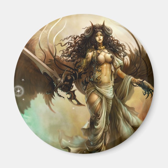 Imã Azmodeus Dark Angels, Magnet (Frente)