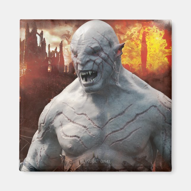 Imã Azog & Orcs Silhouette Graphic (Frente)